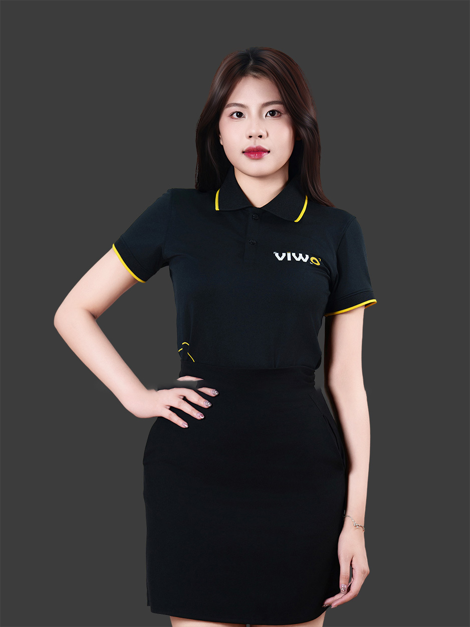 Áo thun đồng phục công ty Viwo màu đen CTU30002