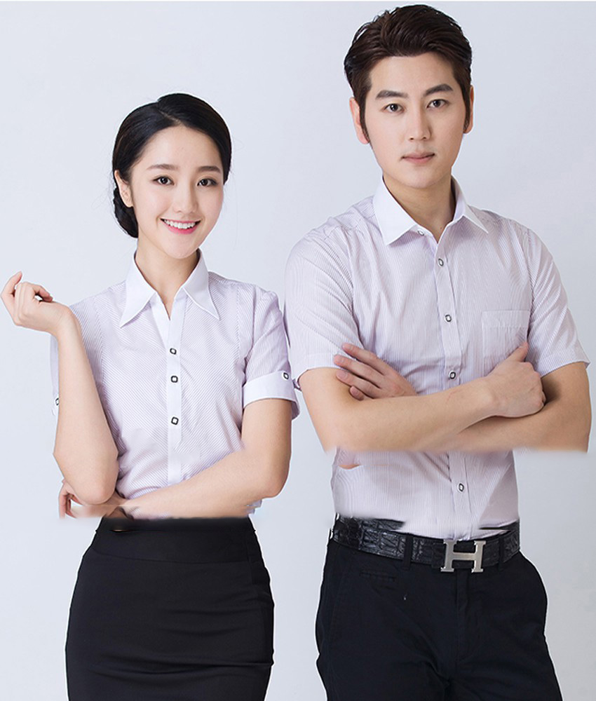 Đồng phục áo sơ mi công ty công sở cao cấp màu trắng VPA111