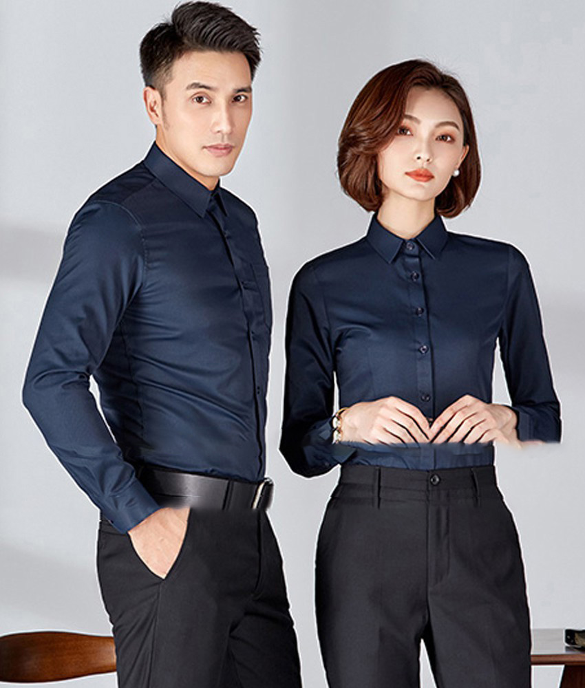 Đồng phục áo sơ mi công sở tay dài mẫu VPA118