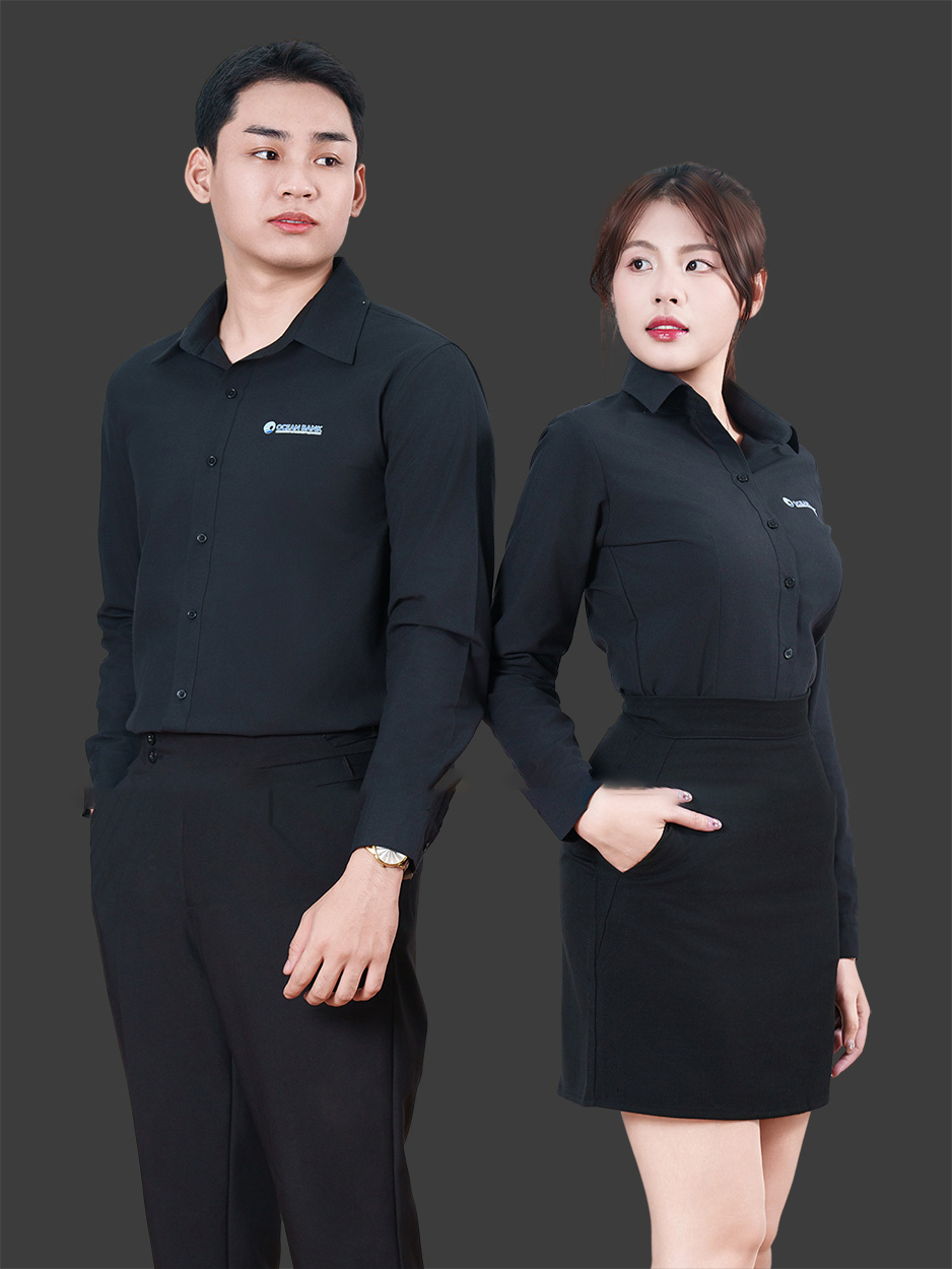 Áo đồng phục công sở cao cấp ngân hàng Ocean Bank