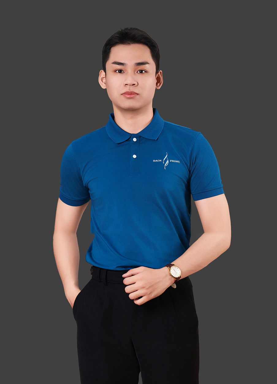 Áo đồng phục công ty màu cổ vịt thanh lịch