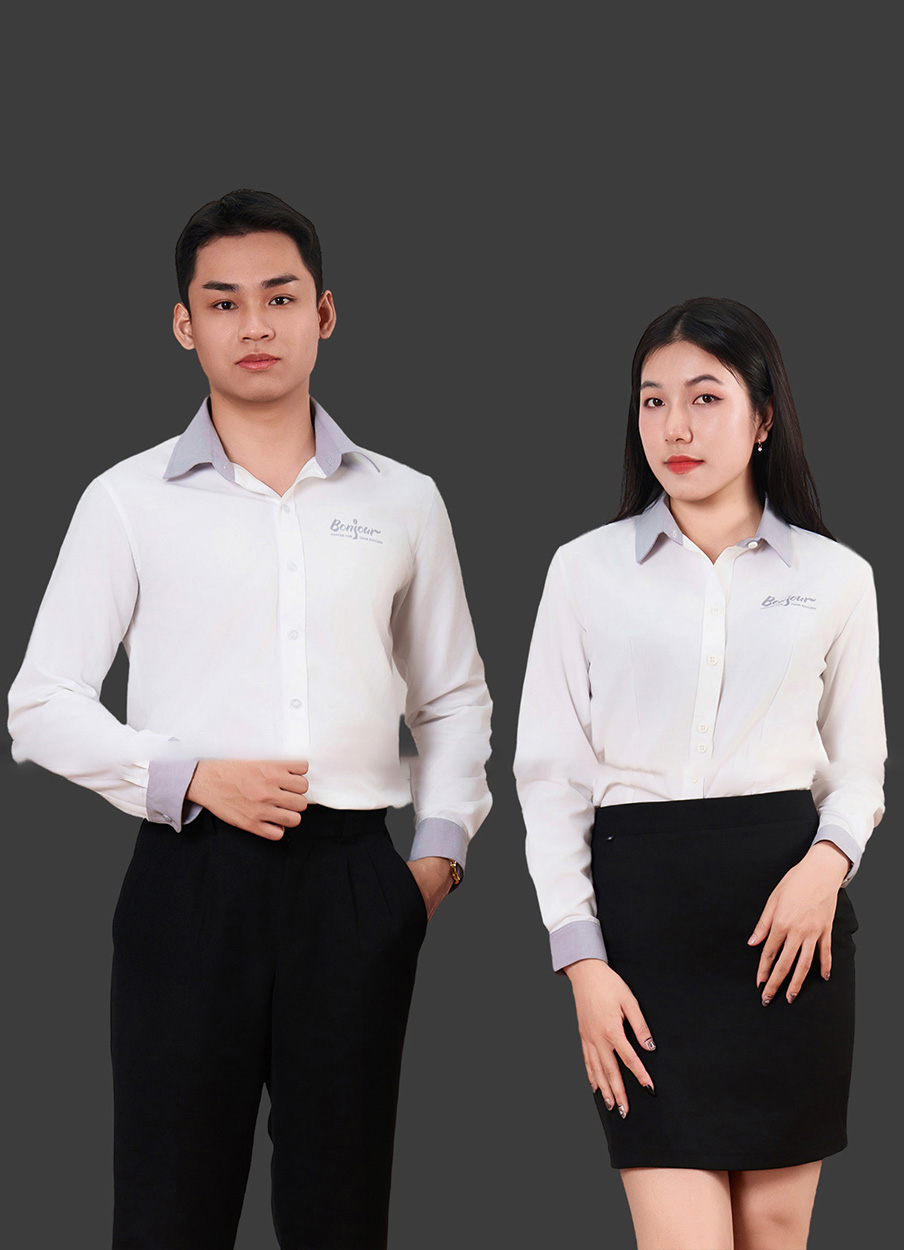 Áo Đồng Phục Sơ Mi Nữ Tay Dài