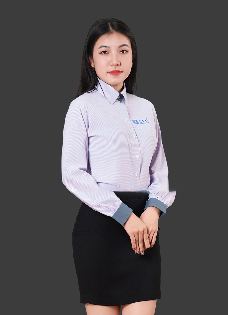 Áo đồng phục sơ mi công sở màu hồng