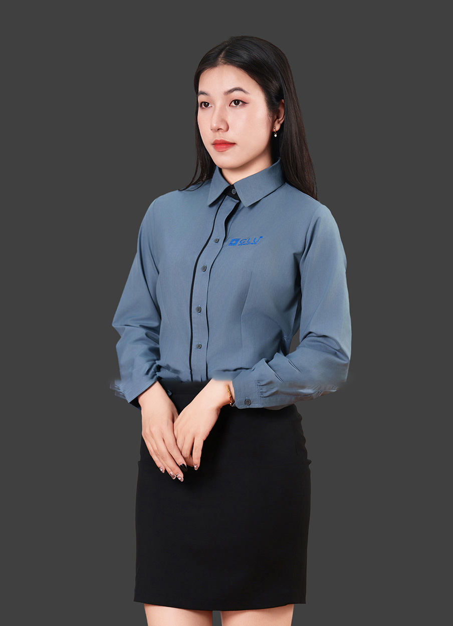 Áo sơ mi đồng phục nữ công sở GLU