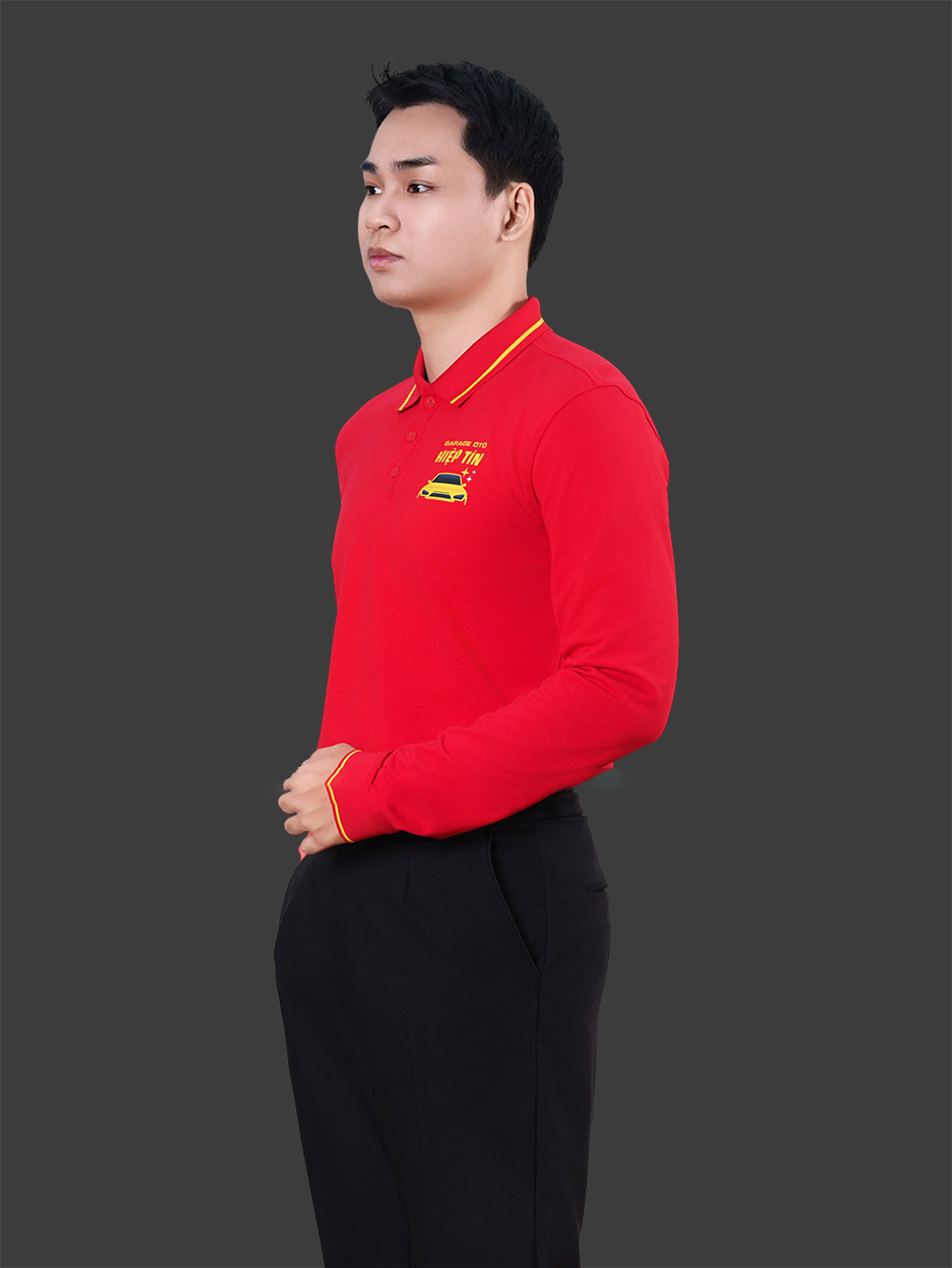 Áo thun công sở nam ATU30029 màu đỏ