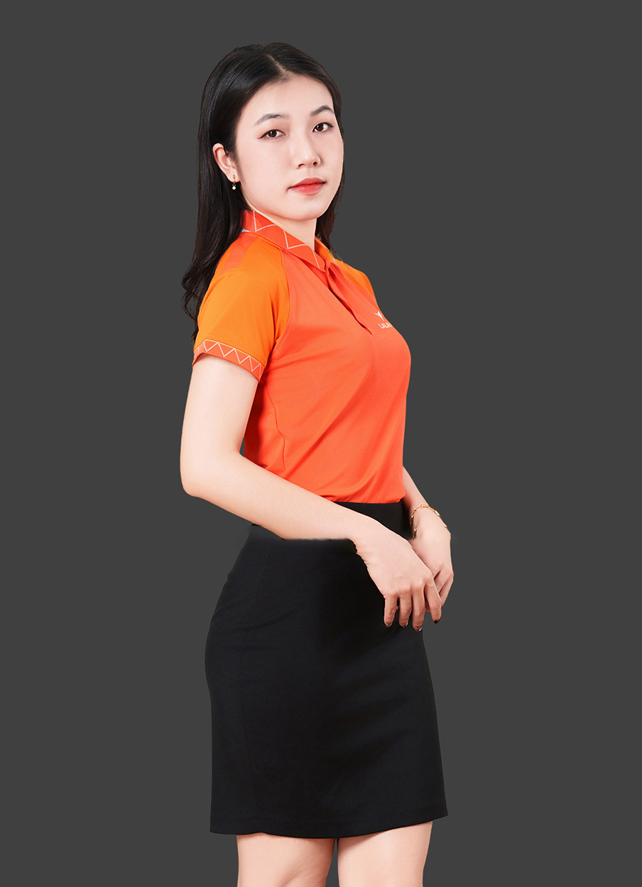 Áo thun đồng phục công ty có cổ LALAMOVE