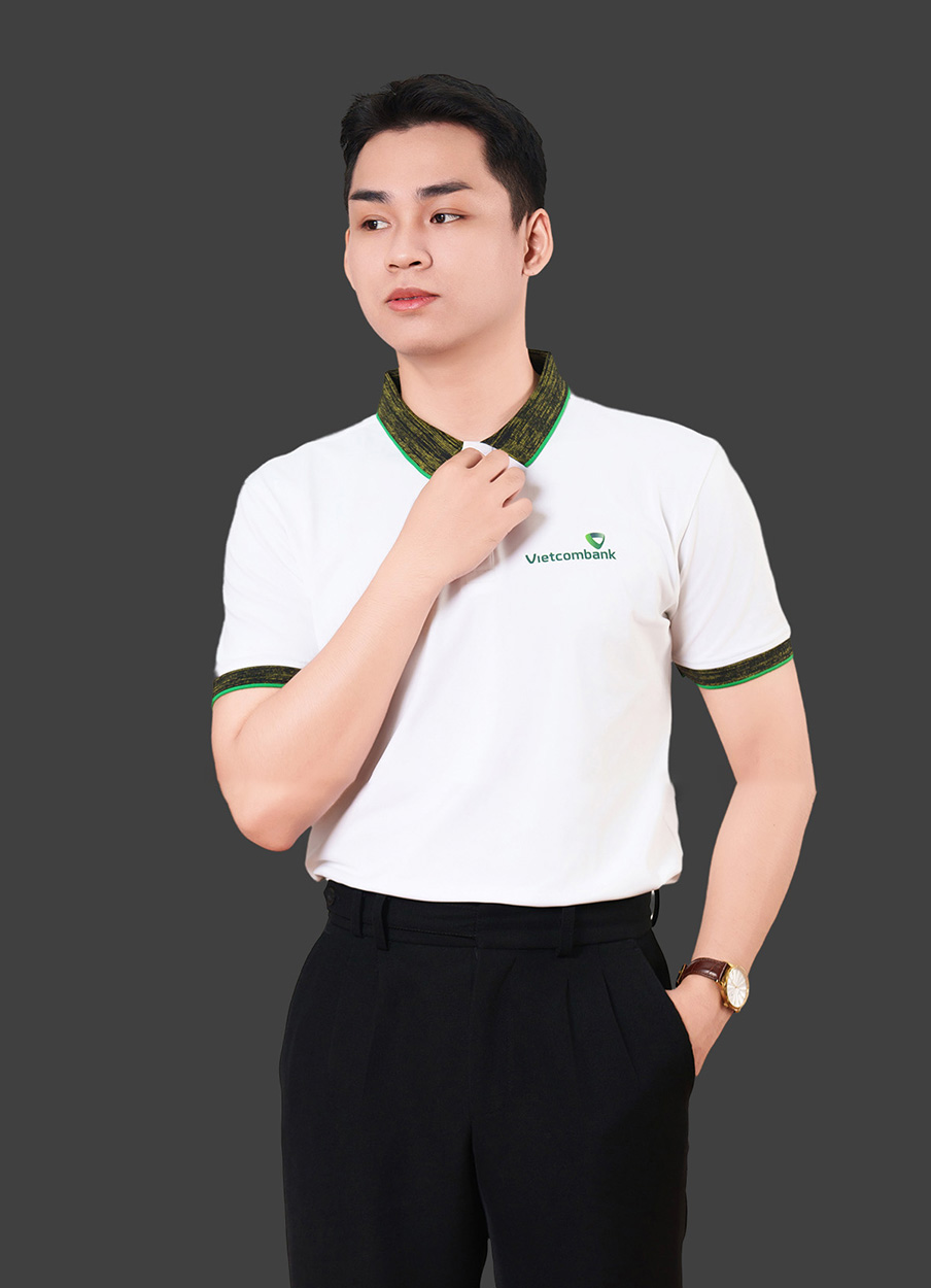 Áo thun đồng phục công ty ngân hàng VIETCOMBANK