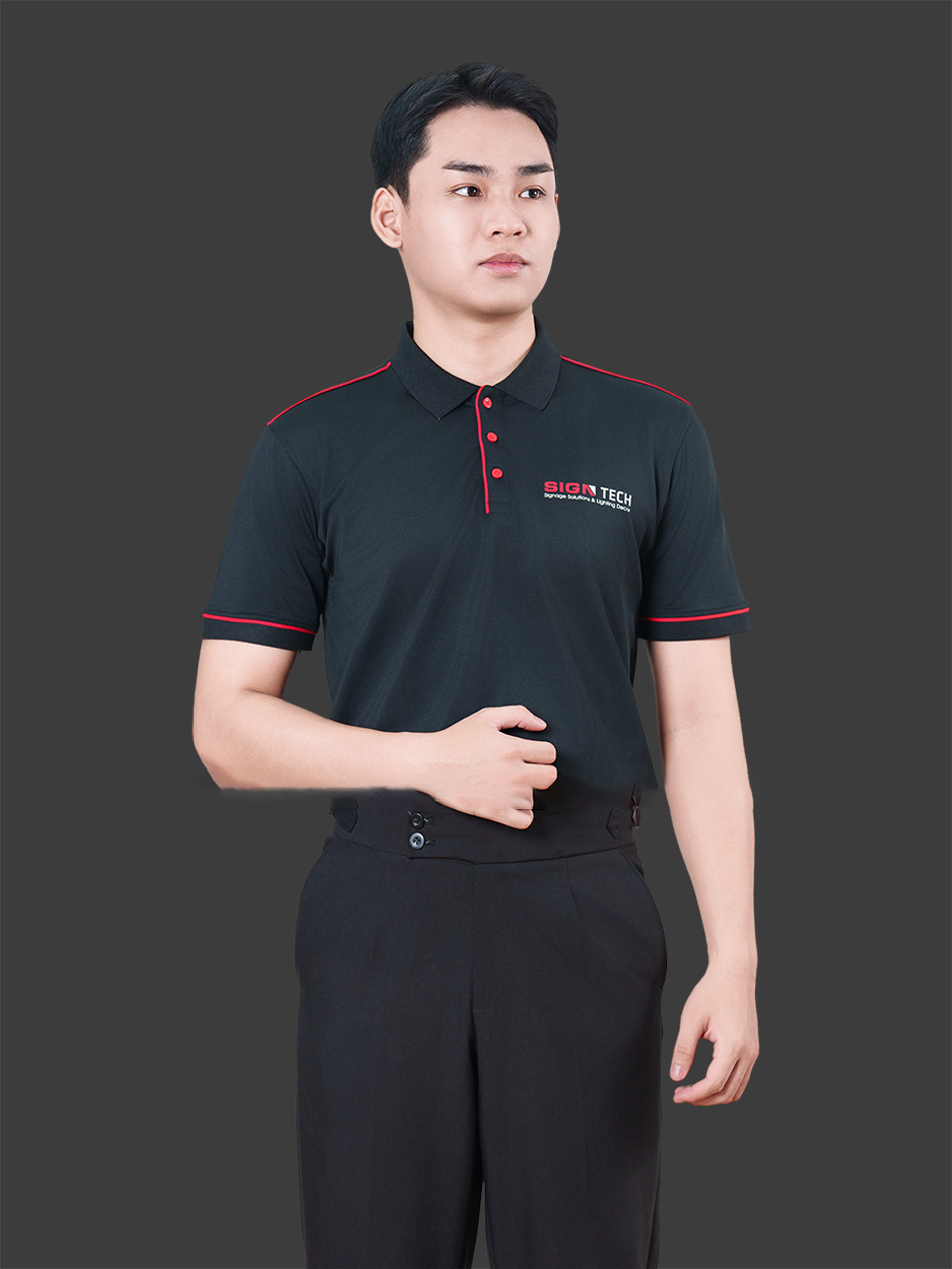 Áo Thun Đồng Phục Giá Rẻ màu đen