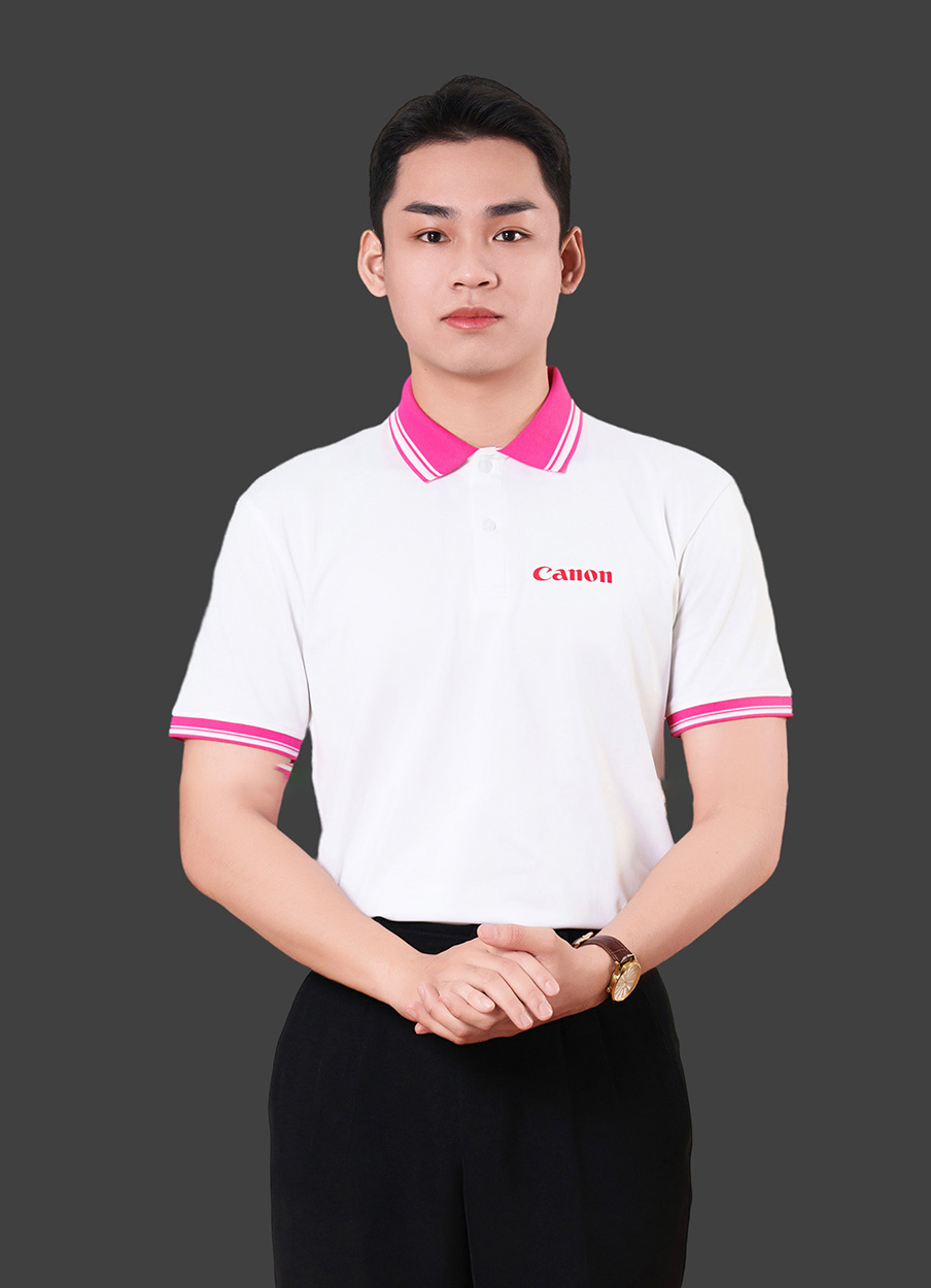 Áo thun đồng phục polo công ty Canon