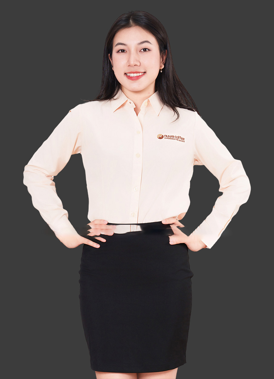 Đồng phục áo sơ mi công sở màu vàng cam xu hướng
