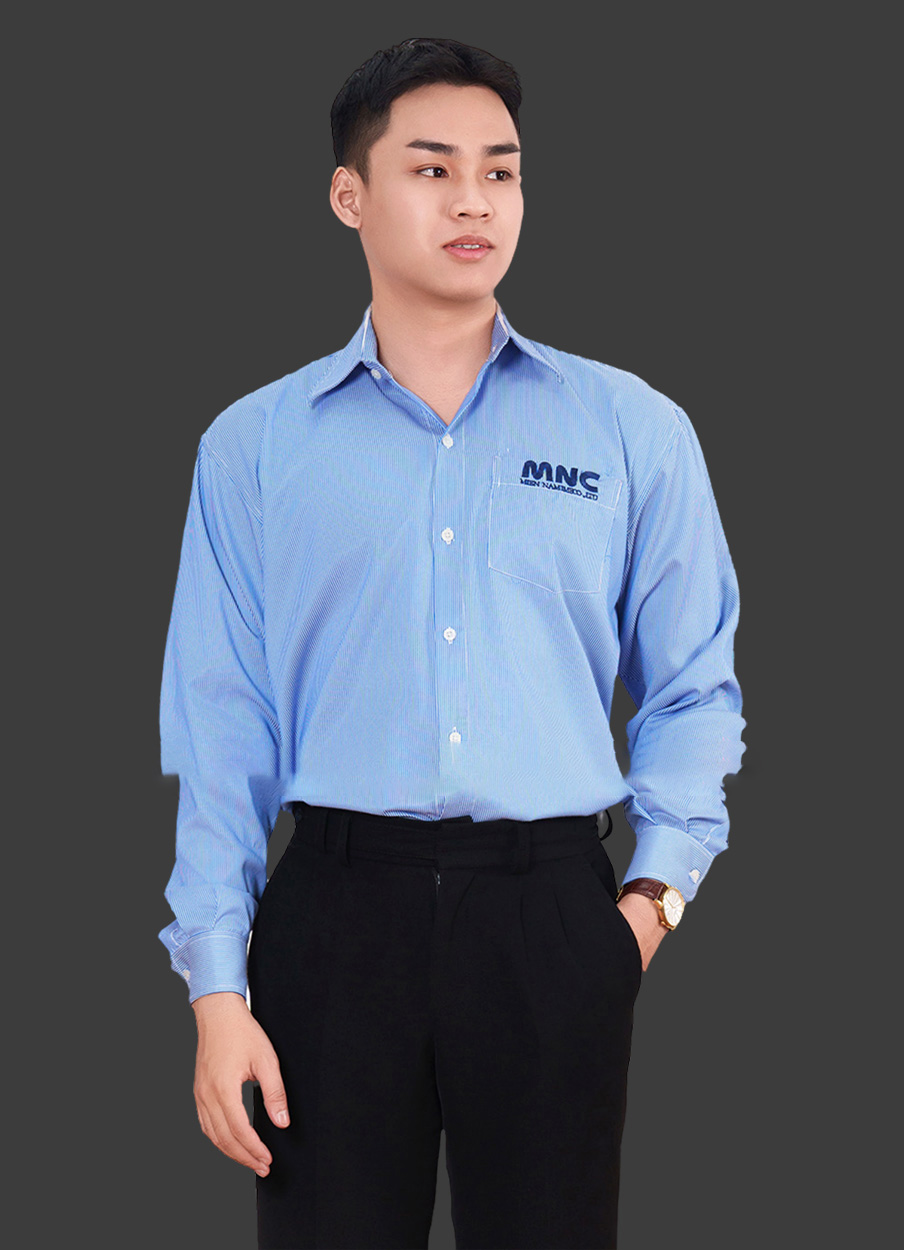 Đồng Phục Áo Sơ Mi Nam Công Sở Dài Tay SMU10002