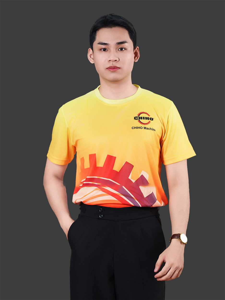 Đồng phục công ty dáng cổ tròn chuyên nghiệp CTU30053
