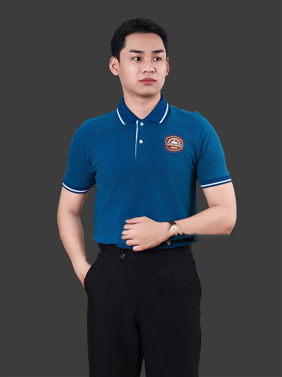 Đồng phục công ty màu cổ vịt Keits House