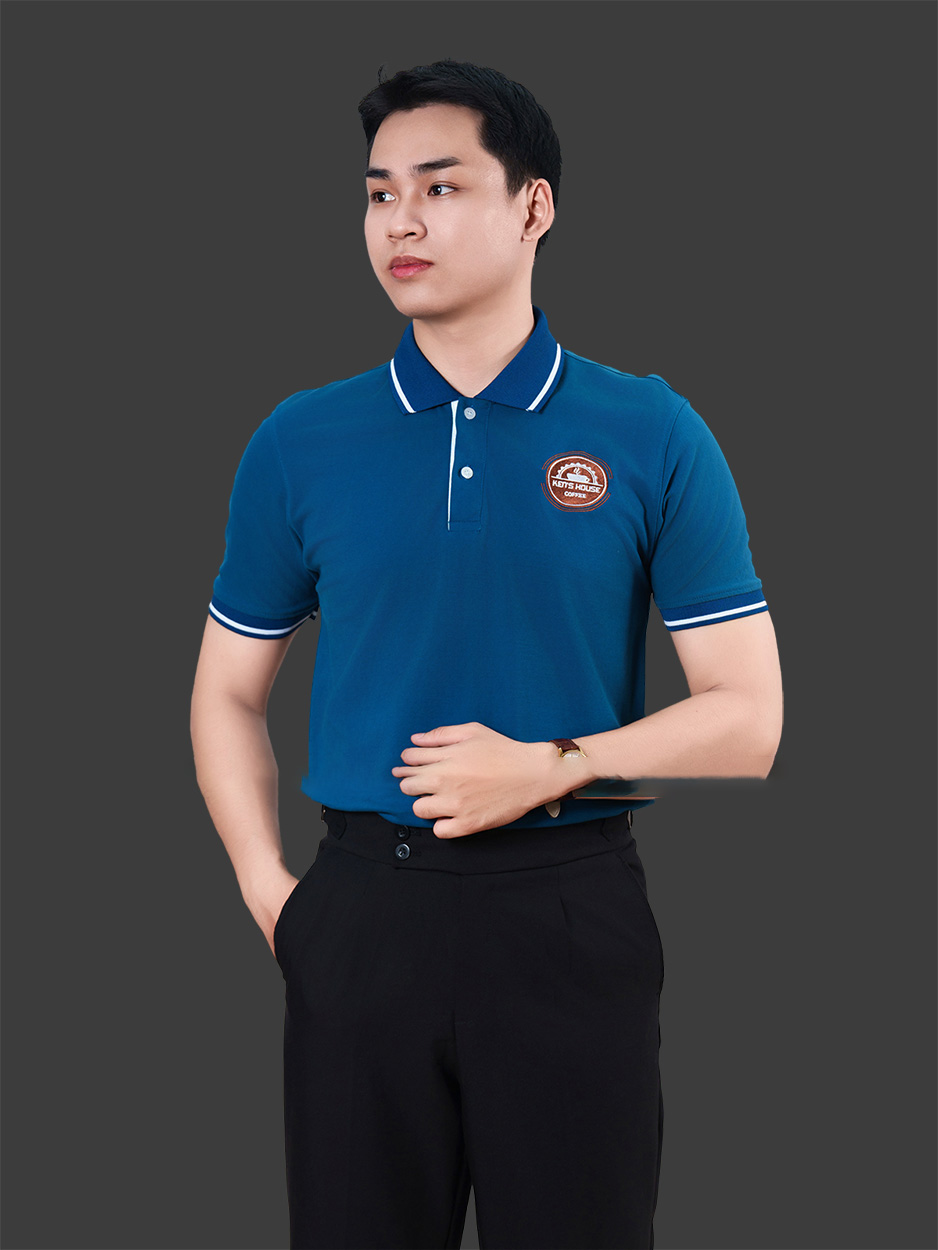 Đồng phục công ty màu cổ vịt Keits House