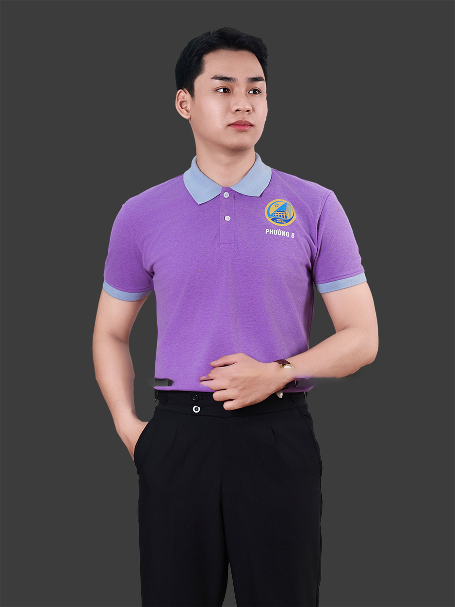 Đồng phục công ty màu tím CTU30024