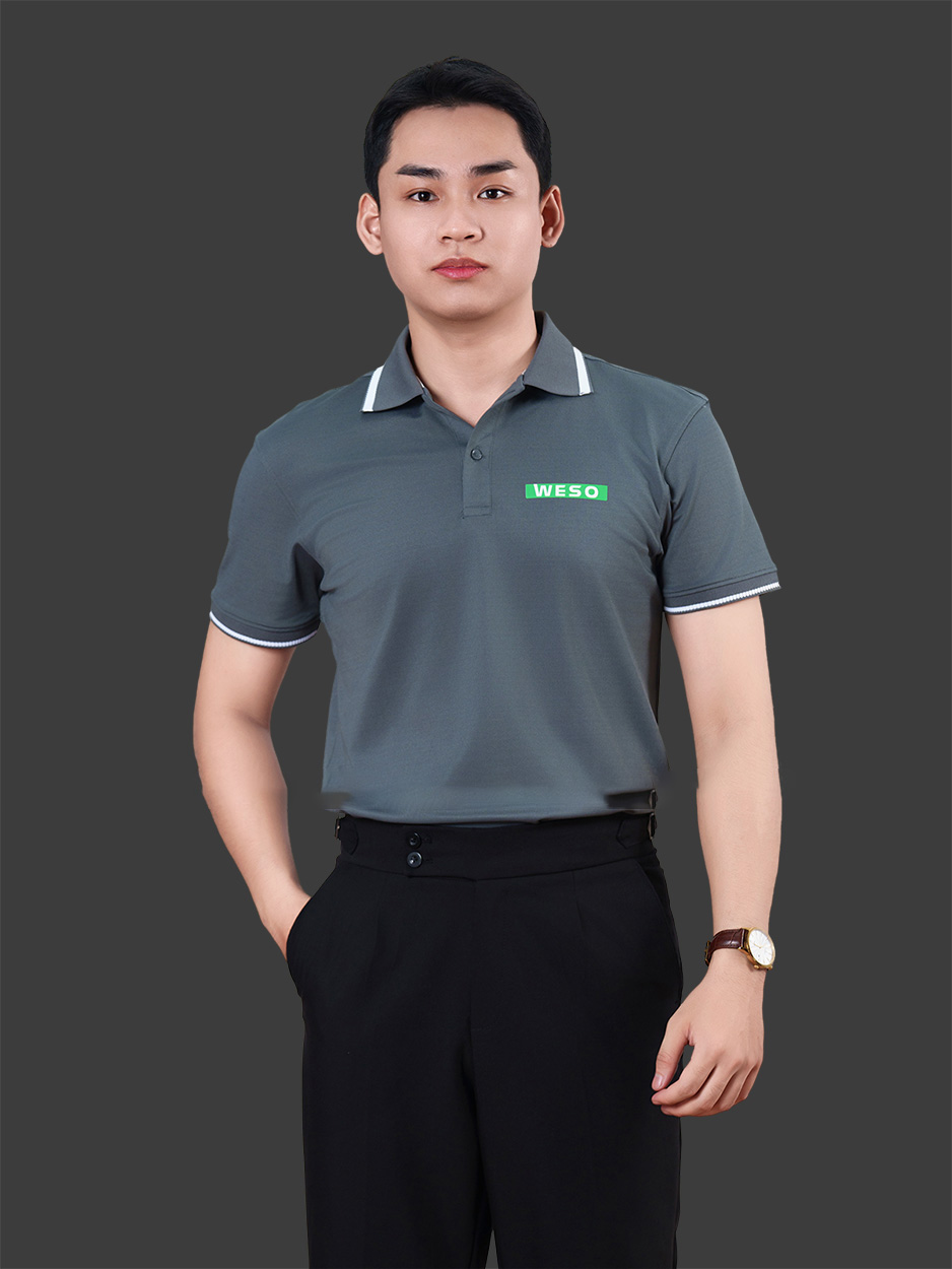 Đồng phục công ty Weso cổ trụ