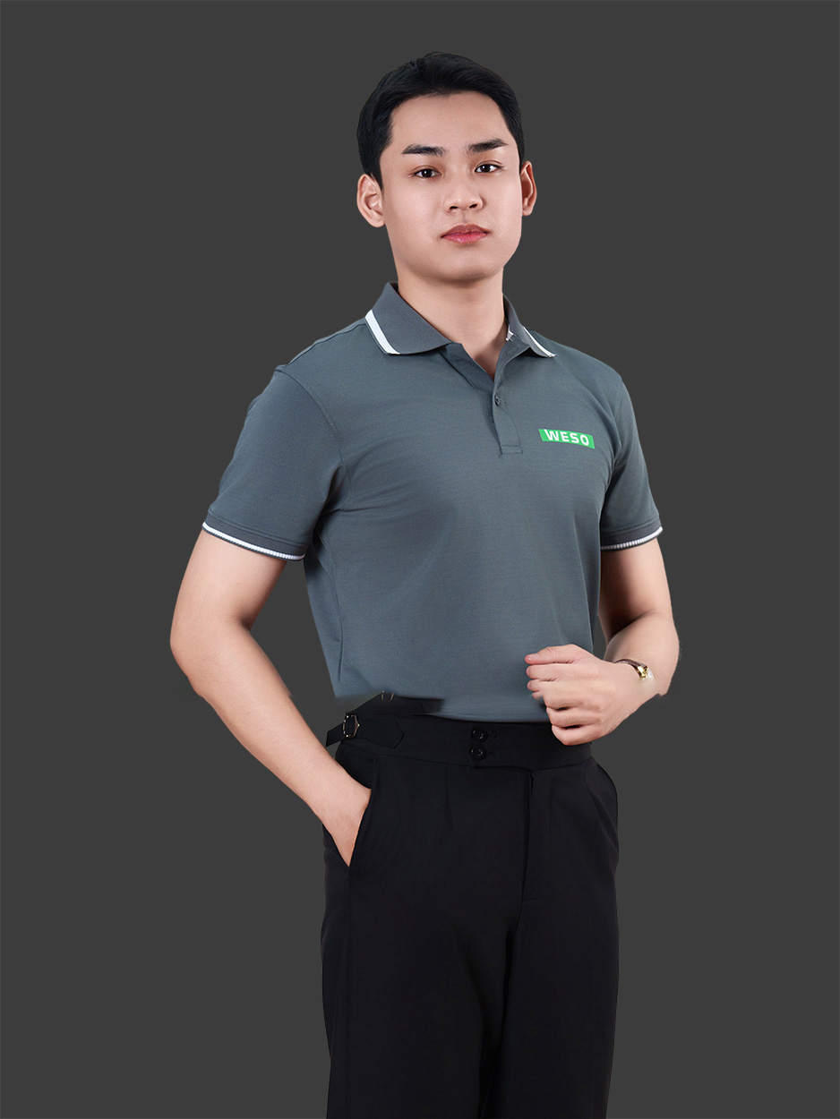 Đồng phục công ty Weso cổ trụ