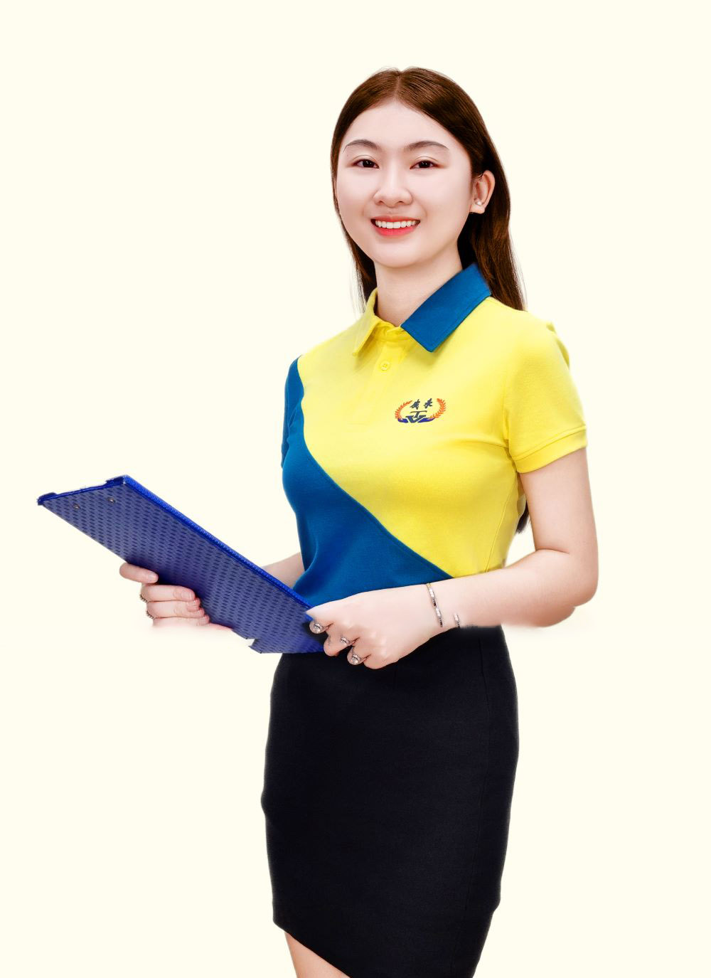 Áo Thun Nữ Đồng Phục Công Ty Màu Vàng DP20