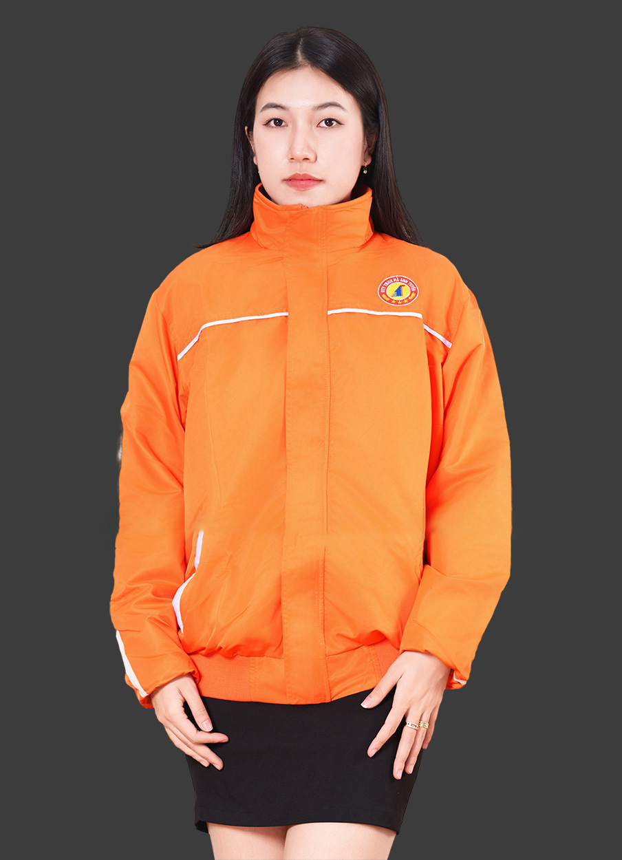 Mẫu Áo Khoác Đồng Phục Công Ty Màu Cam