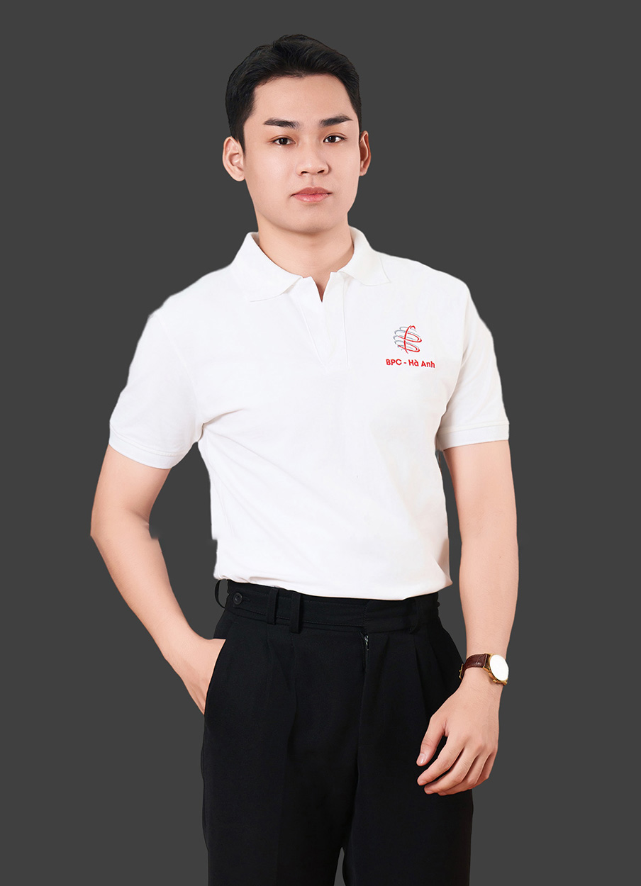 Mẫu áo polo đồng phục ty chất lượng BPC – HÀ ANH