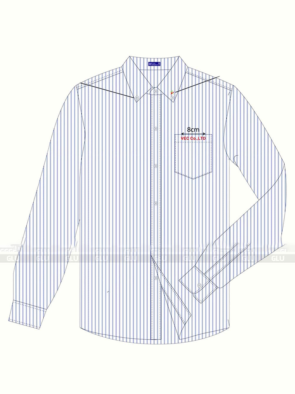 Mẫu Áo Sơ Mi Đồng Phục ASM 10