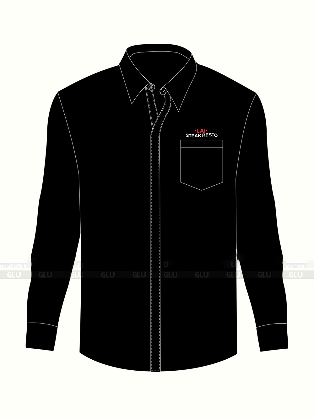 Mẫu Áo Sơ Mi Đồng Phục ASM 20