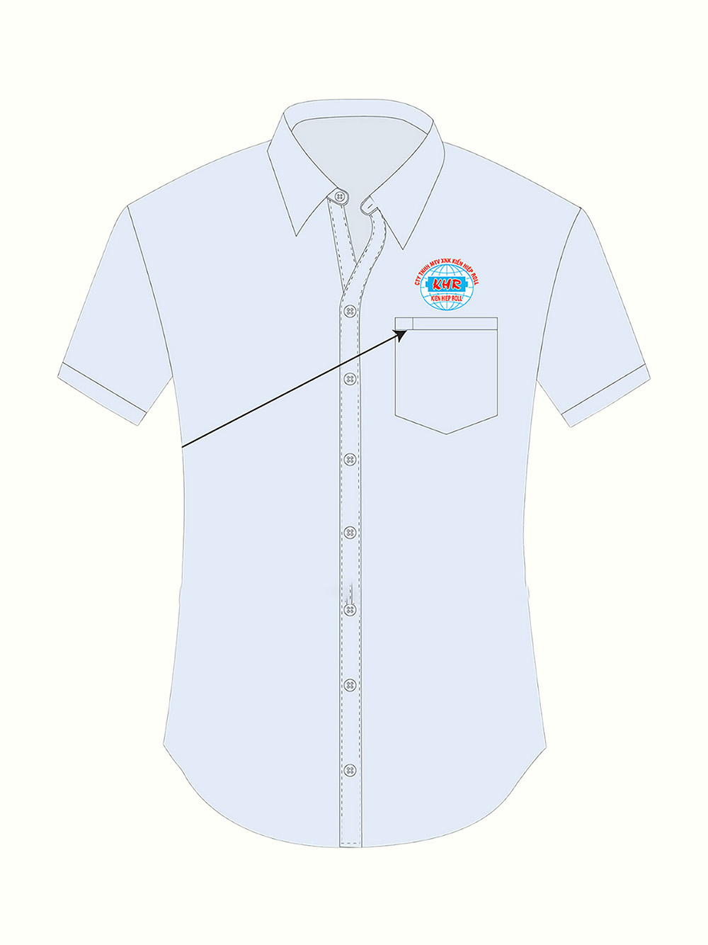 May áo sơ mi nữ đồng phục giá rẻ