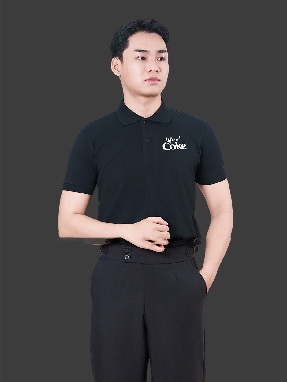 Mẫu Áo Thun Đồng Phục Cổ Trụ ATU30019