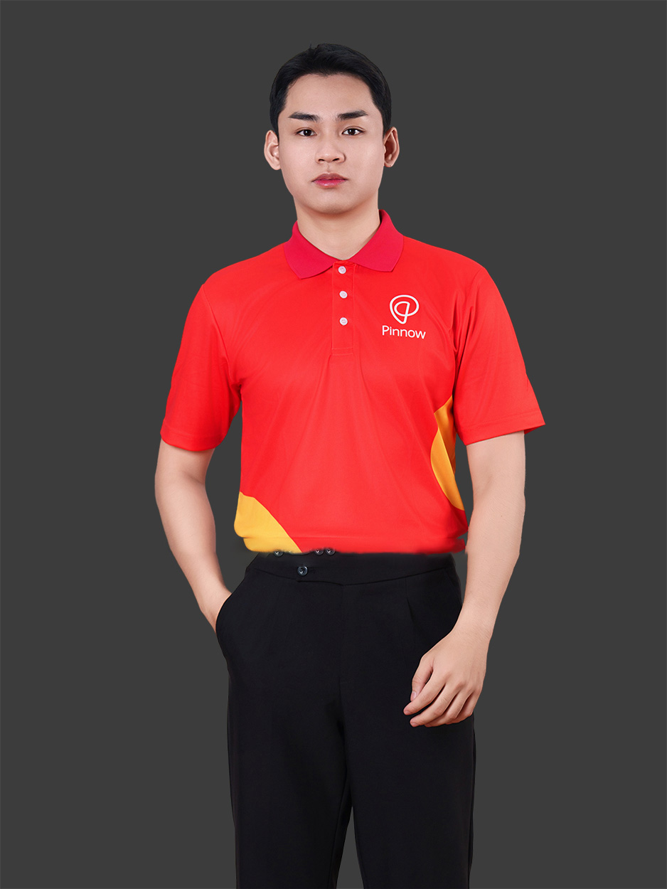 Mẫu Áo Thun Đồng Phục Công Ty Cổ Trụ Vải Mát