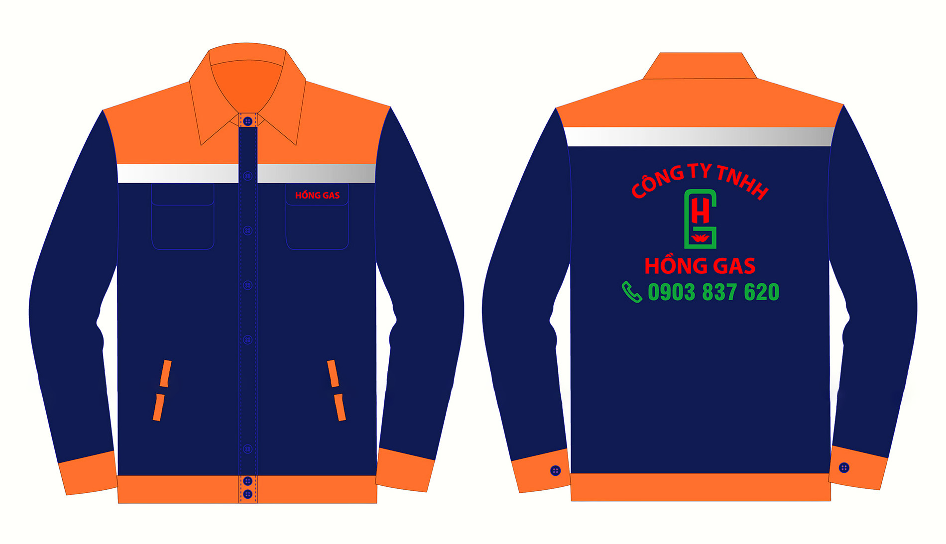 Mẫu Đồng Phục Bảo Hộ Lao Động BHC13
