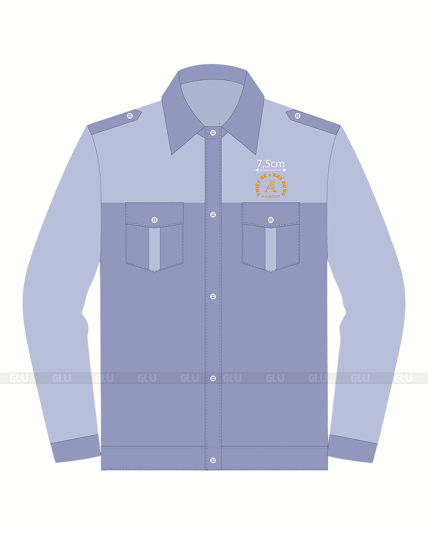 Mẫu Đồng Phục Công Nhân CNA34