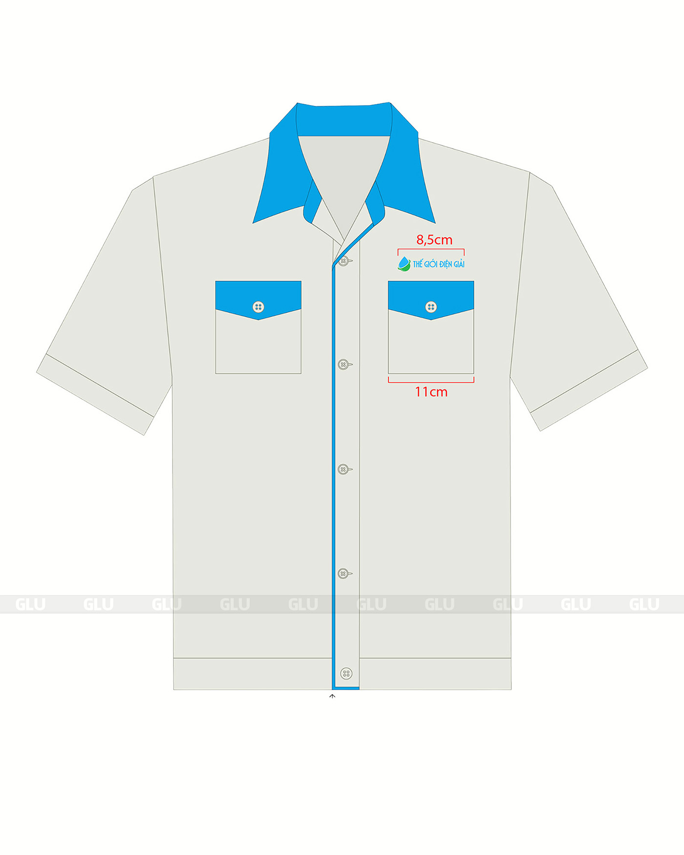 Mẫu Đồng Phục Công Nhân CNA36