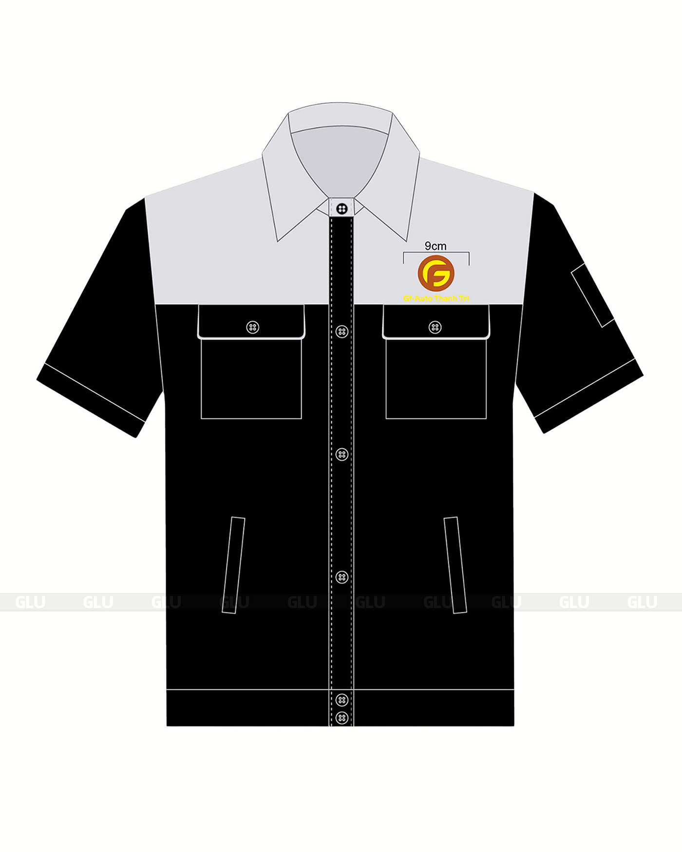 Mẫu Đồng Phục Công Nhân CNA38