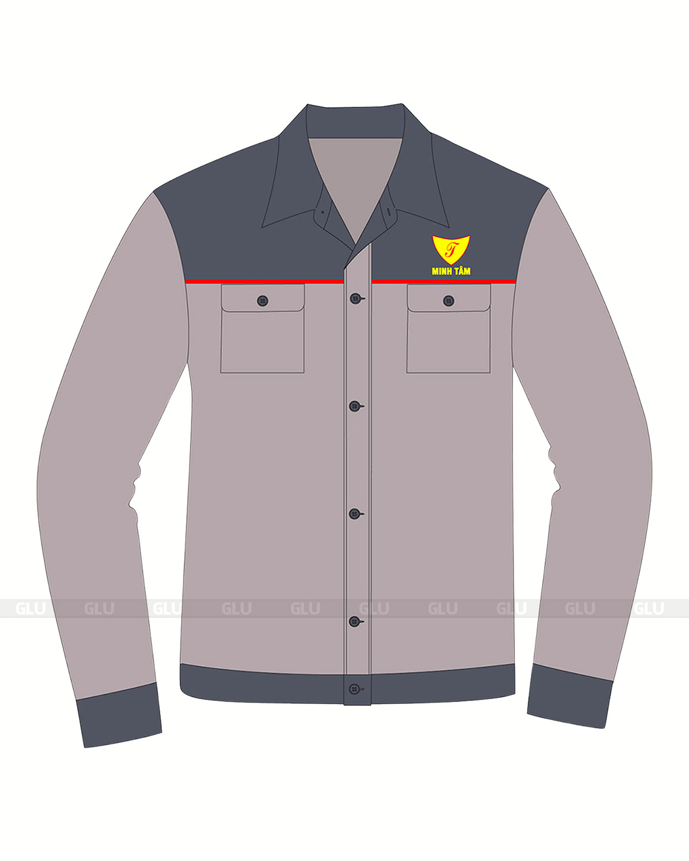 Mẫu Đồng Phục Công Nhân CNA51