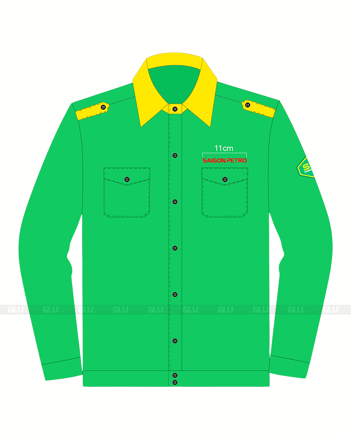 Mẫu Đồng Phục Công Nhân CNA65