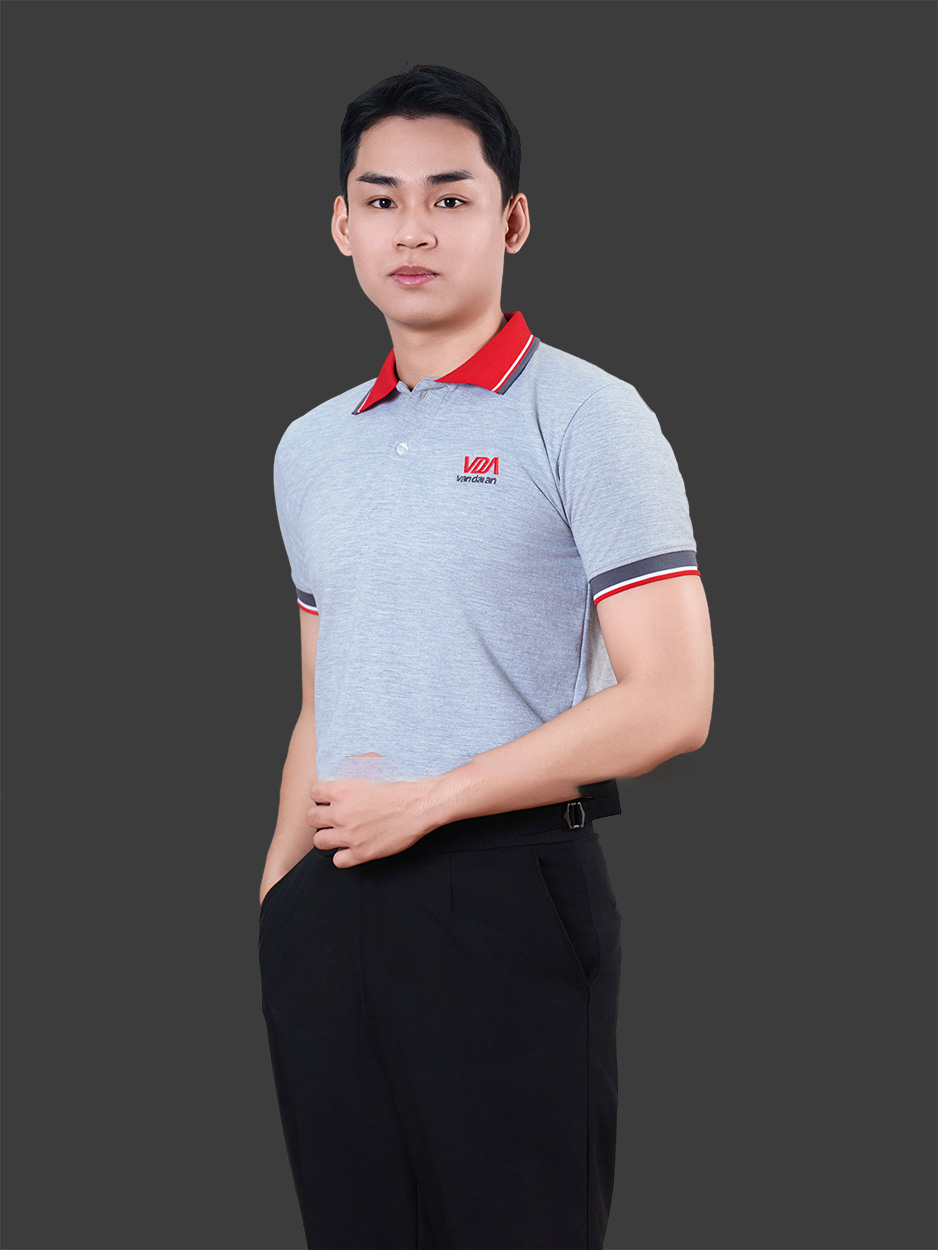 May In Áo Thun Đồng Phục Công Ty Có Cổ Cao Cấp ATU30008