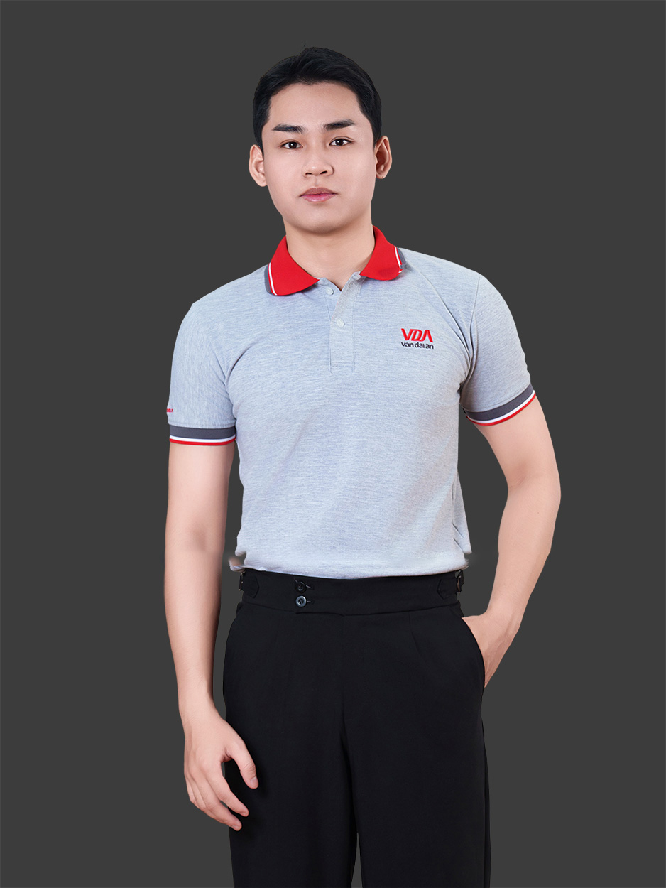 May In Áo Thun Đồng Phục Công Ty Có Cổ Cao Cấp ATU30008