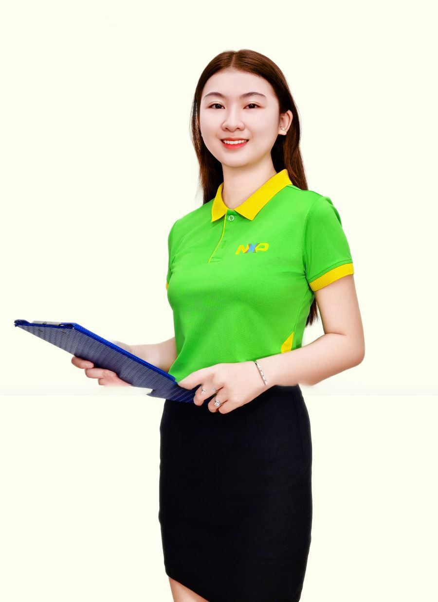 Áo polo đồng phục công ty màu xanh chuối phối vàng