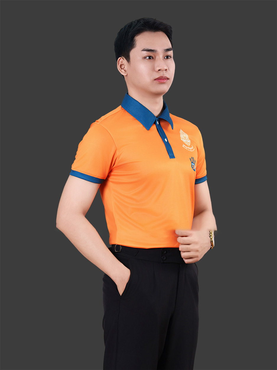 Sản xuất áo đồng phục công ty bo vải chính CTU30068