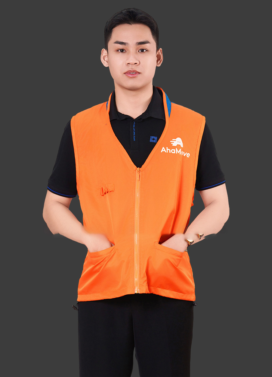 Xưởng May Áo Khoác Gió Đồng Phục Công Ty In Logo AKU10013